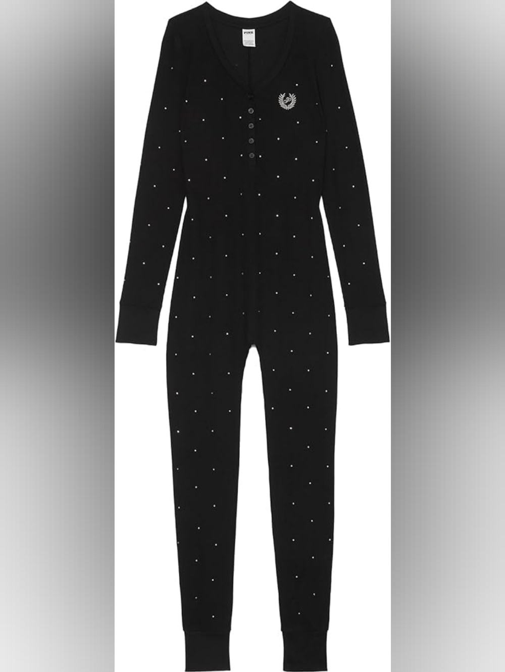 Victoria's Secret Pink Bling One-Piece Thermal Pajama